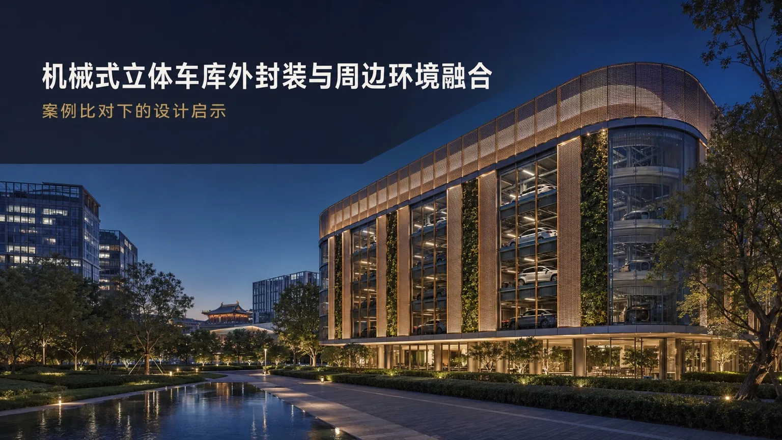 机械式立体车库外封装与周边环境融合：案例比对下的设计启示